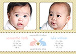 twin birth announcements