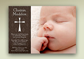 Photo Baptism Invitations