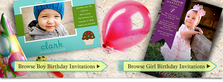 Birthday Party Invitations