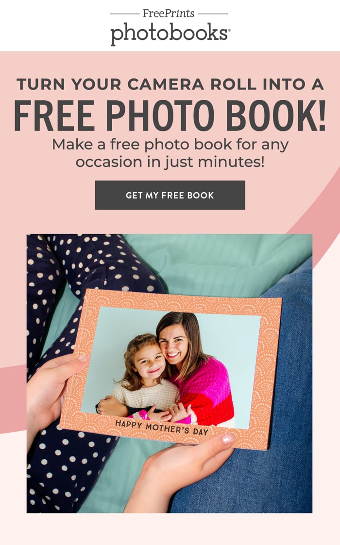 FreePrints Photobooks® Turn your camera roll into a  FREE PHOTO BOOK! Make a free photo book for any occasion in just minutes! GET MY FREE BOOK  HAPPY MOTHER'S DAY